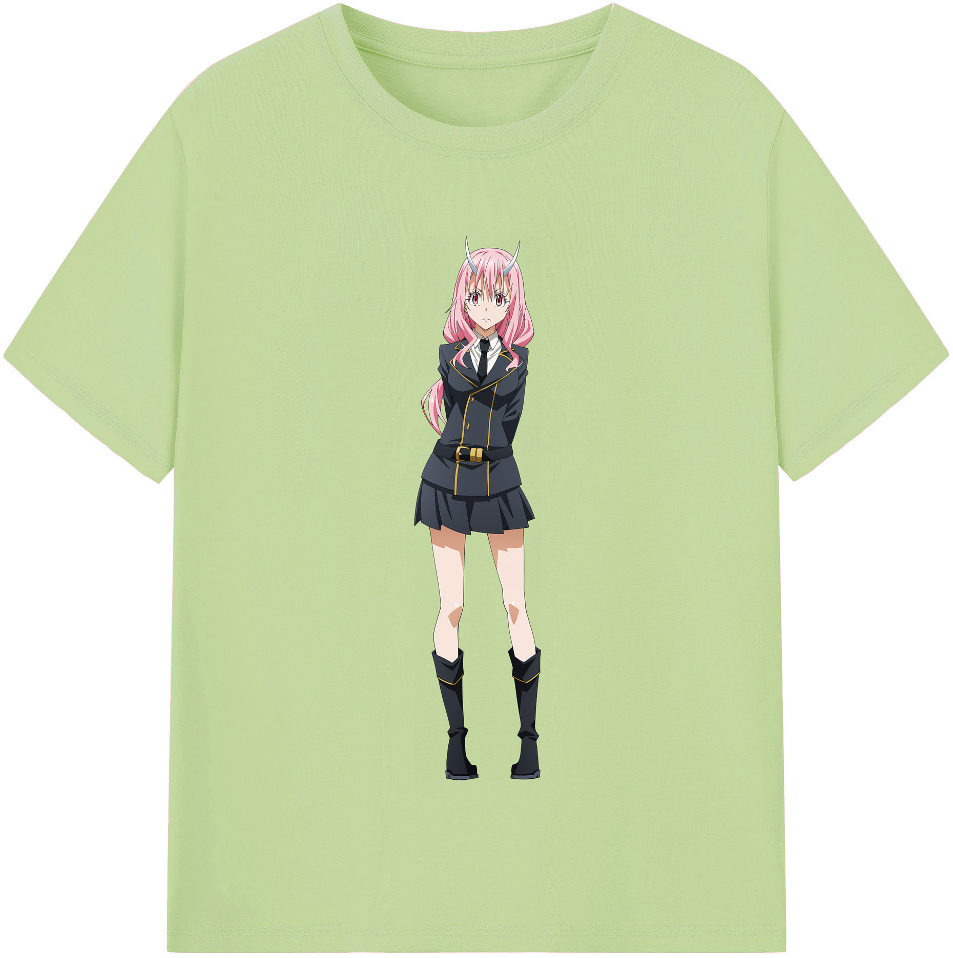 （画像用） 転スラ Regarding Reincarnated to Slime 綿100％半袖Tシャツ（フロントプリント）